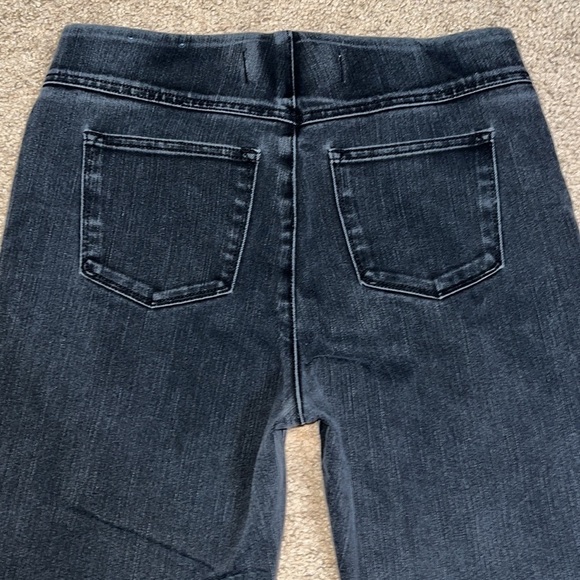 Soft Surroundings Ultimate Denim Pull-On Skinny Jeans Washed Black Medium 10-12 - Picture 5 of 7